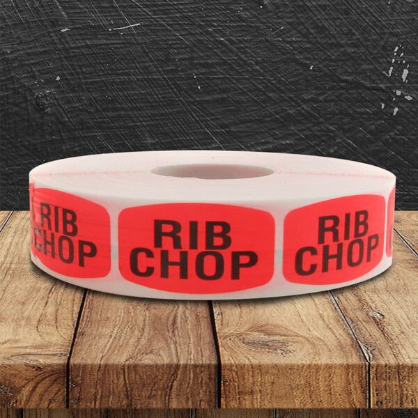 Rib Chop Label - 1 roll of 1000 (540093)