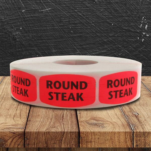 Round Steak Label - 1000 Pack (540096)