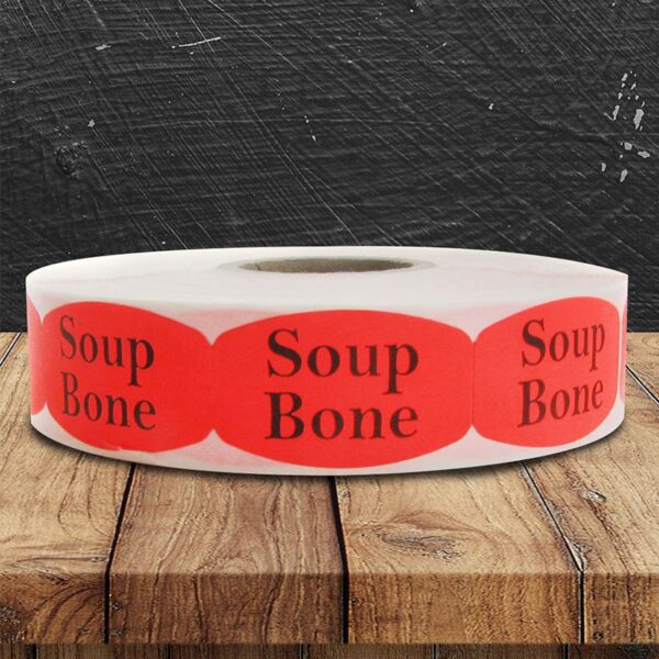 Soup Bones Label - 1 roll of 1000 (540106)
