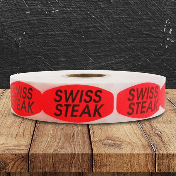 Swiss Steak Label - 1 roll of 1000 (540112)