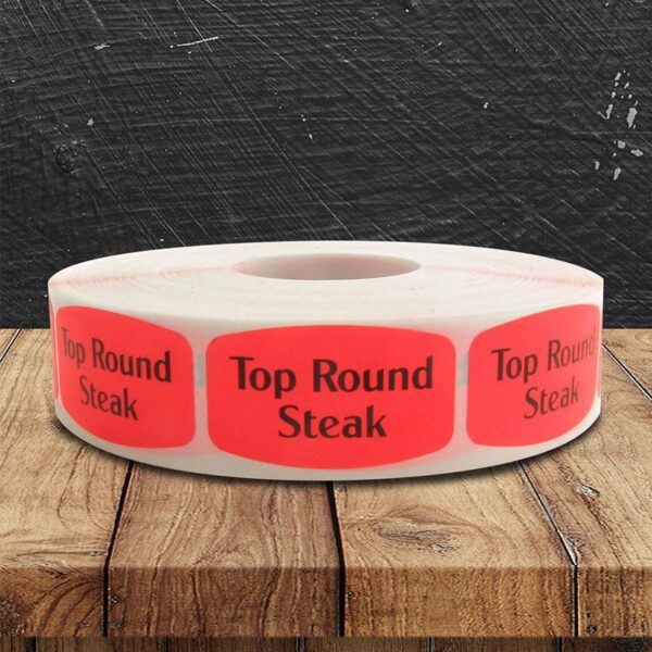 Top Round Steak Label - 1 roll of 1000 (540120)