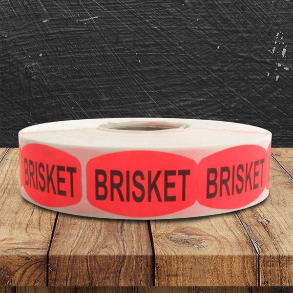 Brisket Dayglo Label - 1000 Pack (540171)