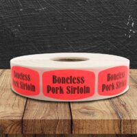 Boneless Pork Sirloin Label - 1 roll of 1000 (540177)
