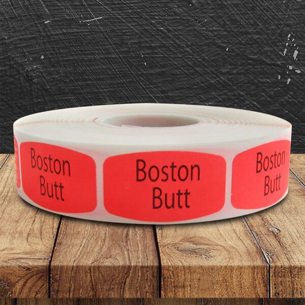 Boston Butt Label - 1 roll of 1000 (540181)