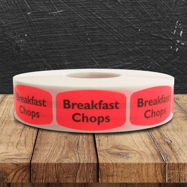Breakfast Chops Label - 1 roll of 1000 (540186)