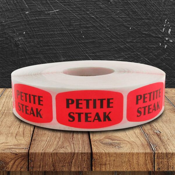 Petite Steak Label - 1 roll of 1000 (540212)