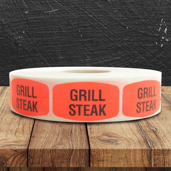 Grill Steak Label - 1000 Pack (540257)