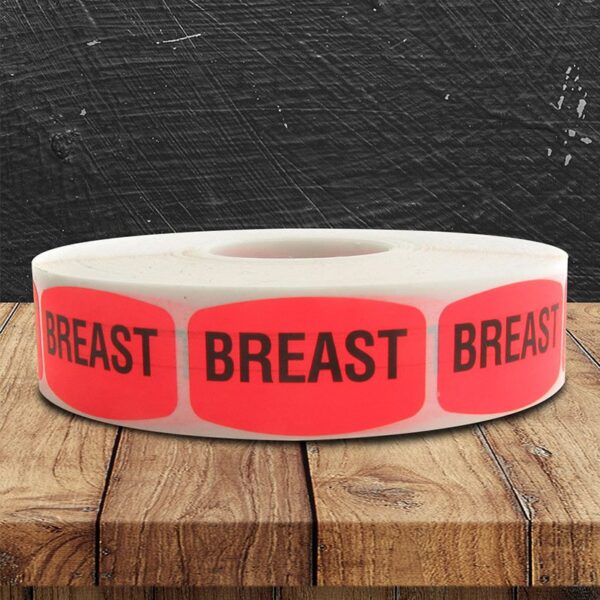 Breast Label - 1 roll of 1000 (550007)
