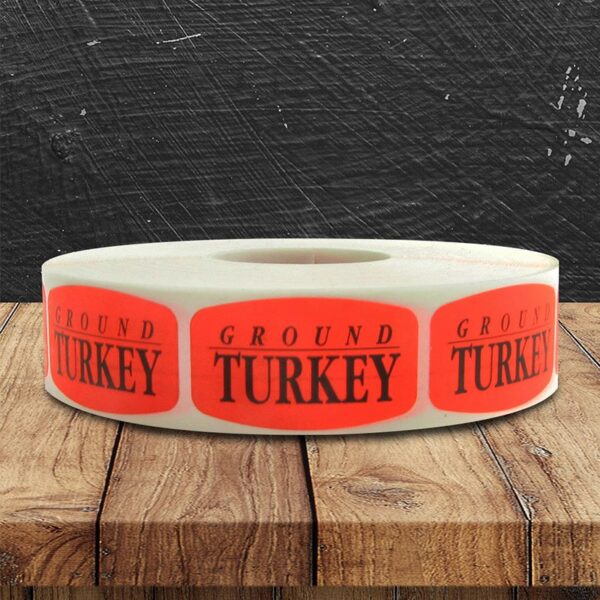 Ground Turkey Label - 1000 Pack (550030)