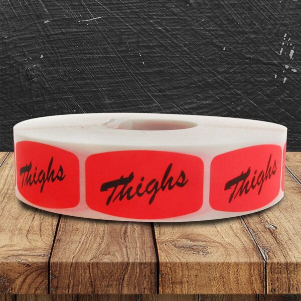 Thighs Label - 1 roll of 1000 (550048)