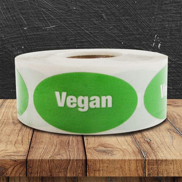 Vegan Label - 1 roll of 500 (561000)