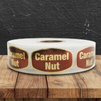 Caramel Nut Label - 1 roll of 1000 (568016)