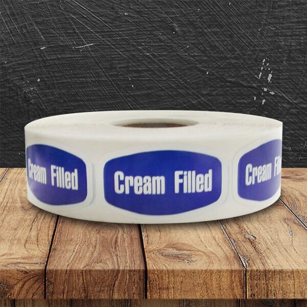 Creme Filled Label - 1 roll of 1000 (568026)