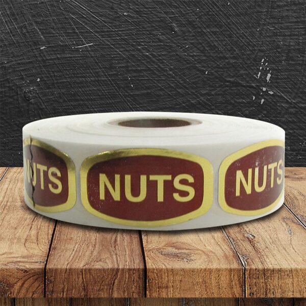 Nuts Label - 1 roll of 1000 (568056)