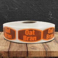 Oat Bran Flavor Label - 1 roll of 1000 (568057)