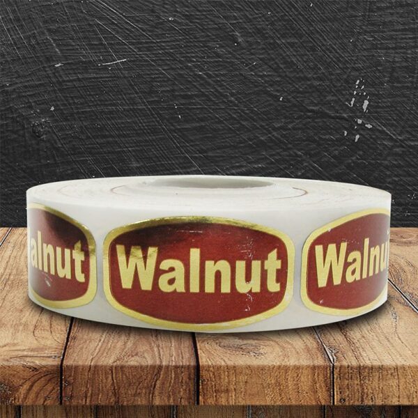 Walnut Label - 1 roll of 1000 (568083)