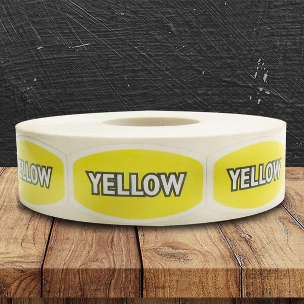 Yellow Label - 1 roll of 1000 (568106)