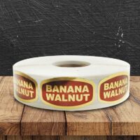 Banana Walnut Label - 1000 Pack (568108)