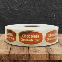 Chocolate Chocolate Chip Label - 1 roll of 1000 (568109)