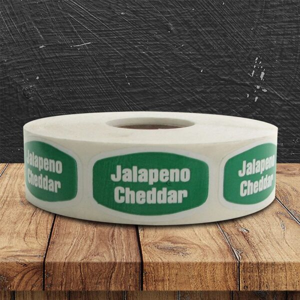Cheddar Jalapeno Label - 1 roll of 1000 (568191)