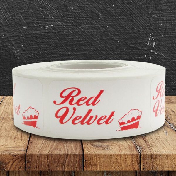 Red Velvet Label - 1 roll of 500 (569145)
