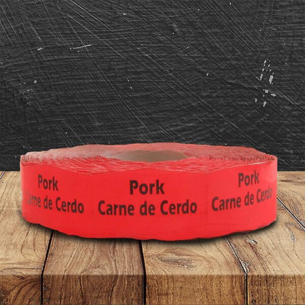 Pork / Carne de Cerdo Label - 1 roll of 1000 (570033)