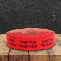 Family Pack / Paquete Familiar Label - 1 roll of 1000 (570036)
