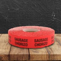 Sausage / Chorizo Label - 1 roll of 1000 (570044)