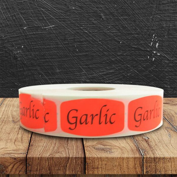 Garlic Label - 1 roll of 1000 (580009)