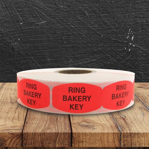 Ring on Bakery Label - 1 roll of 1000 (580018)