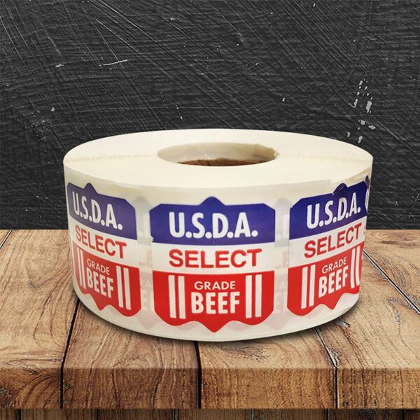 USDA Label Select Grade Beef - Roll of 1000 (584508)