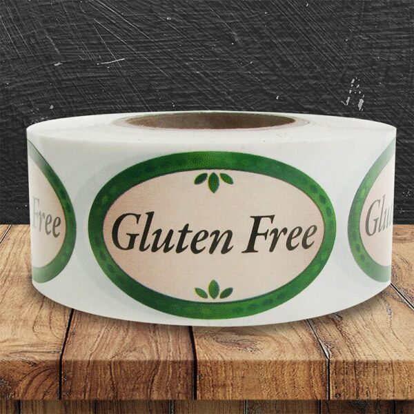 Gluten Free Label - 1 roll of 1000 (500014)