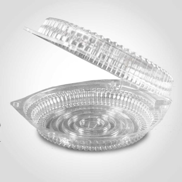 9 inch Shallow Pie Clamshell Recyclable Plastic