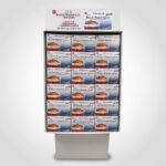 Foil Electric Roaster Liners Cardboard Display with Product
