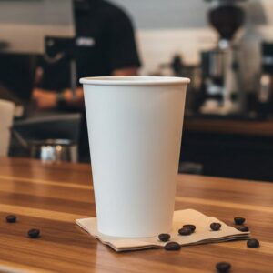 Coffee Cup 16 oz Single Wall White Paper