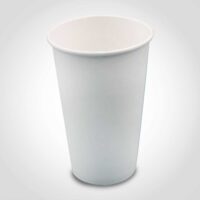 Coffee Cup 20 oz Single Wall White Paper