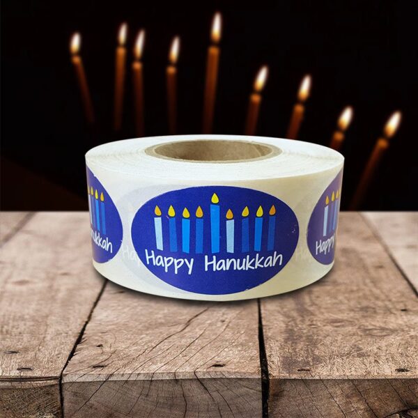 Hanukkah Label - 1 roll of 500 (510182)