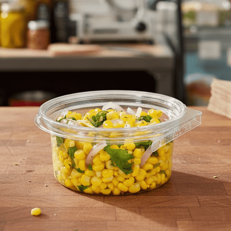 261426 Deli Container Tamper Resistant 12oz Safe-T-Fresh 2 Deli Container Tamper Resistant 12oz Safe-T-Fresh
