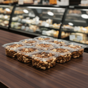 Deli Containers Crystal Seal 6oz with lid