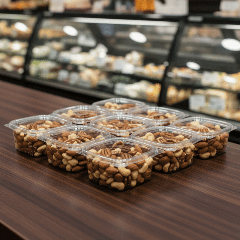 260989 Deli Containers Crystal Seal 6oz with lid Deli Containers Crystal Seal 6oz with lid