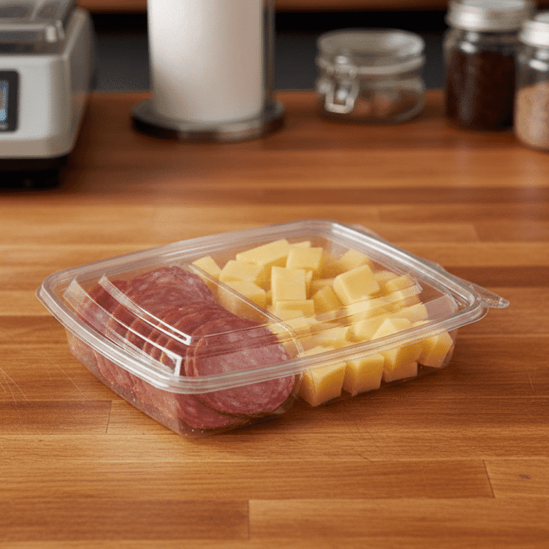 261606 2 Compartment Snack Pack Take Out Containers 2 Compartment Snack Pack Take Out Containers