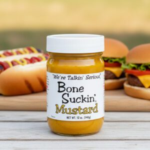 Bone Suckin' Mustard 12oz. Wholesale price and pack