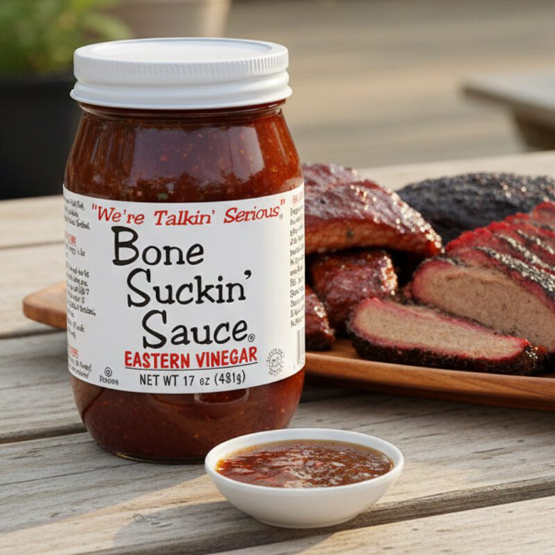 71799-Bone-Suckin-Eastern-Vinegar-17oz Bone Suckin Eastern Vinegar BBQ Sauce wholesale price and pack