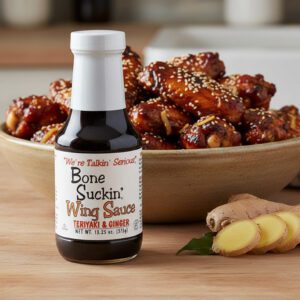 Bone Suckin Teriyaki and Ginger Wing Sauce wholesale price and pack