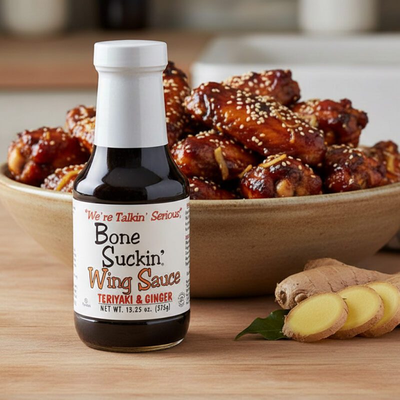 Bone Suckin Teriyaki and Ginger Wing Sauce wholesale price and pack