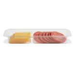 SC1-2-SnackCube 2-Compartment shallow Meat Cheese