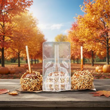caramel apple button closure for retail sales