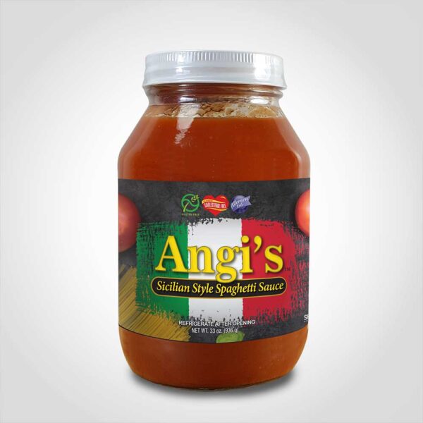 Angi's Sicilian Style Spaghetti Sauce 33 oz