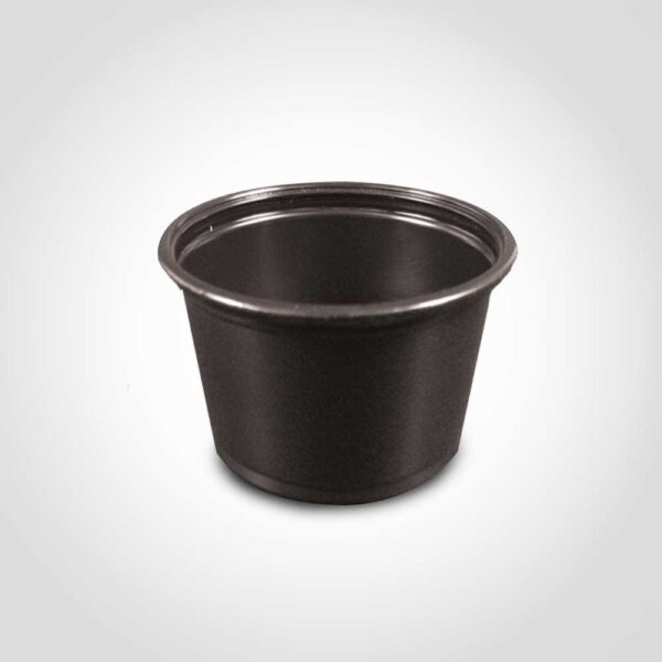 Portion Cup 5.5 oz Black