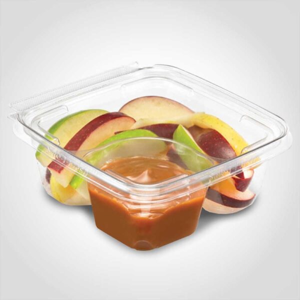 Snackware 2 compartment Take Out Containers